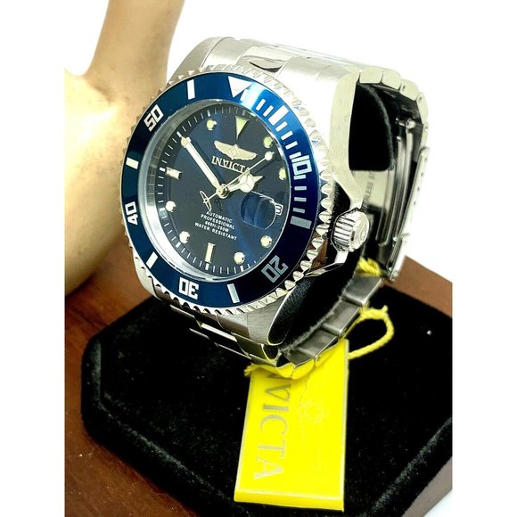 Orologio Automatico Invicta Pro Diver 36972 - Cassa 44 Mm Acciaio, Quadrante Blu, Impermeabile 20 Bar